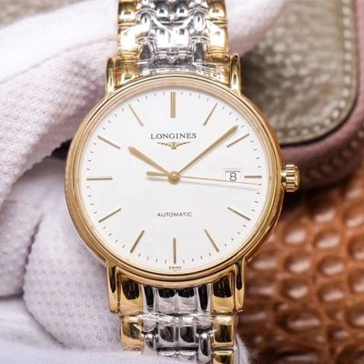 Longines Presence L4.921.2.12.7 RM Factory 1:1 Best Edition Replica Watch Yellow PVD Swiss ETA2892